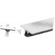 Porte DBS joint inférieur Nr.0307091 aluminium 100cm