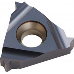 Plaquette à filetage extérieur ISO, 60° métrique, profil plein, Désignation, 16 EL 250 ISO 5025, Pas 2,50 mm (par 10)