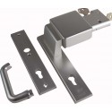 Poignée porte F1, rs, PZ/72mm avec clé de sécurité