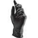 Gant jetable Semperguard Nitril Style taille XL noir nitrile EN 374, EN 455 catégorie EPI III 90 pièces/boîte SEMPERIT