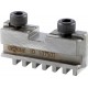 Mors de mandrin de tours, 3 mors, mors de base avec vis de fixation, Taille : 250 mm, Long. A 92 mm, Larg. : du tenon B - 0,05 12,7 mm
