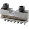 Mors de mandrin de tours, 3 mors, mors de base avec vis de fixation, Taille : 315 mm, Long. A 108 mm, Larg. : du tenon B - 0,05 12,7 mm