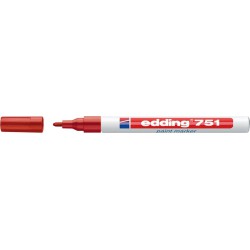 Marqueur. 751 rouge Edding