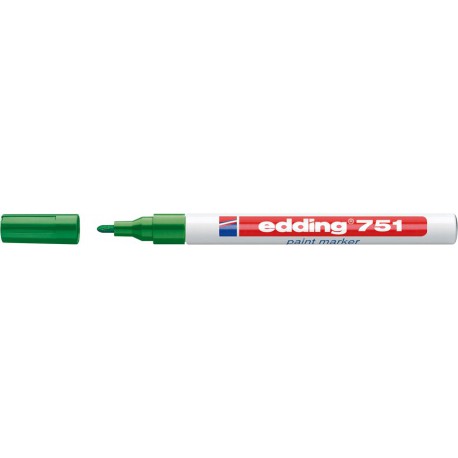 Marqueur. 751 vert Edding