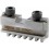 Mors de mandrin de tours, 4 mors, 4 mors, mors de base avec vis de fixation, Taille : 160 mm, Long. A 65 mm, Larg. : du tenon B -0,05 7,94 mm