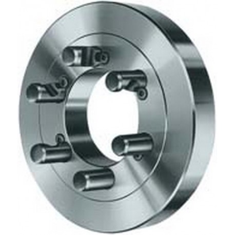 Faux-plateau en fonte à cône court, DIN 55029 et ASA B 5,9 D 1, avec goujon à téton pour Camlock, Ø A/cône : 200/6 mm, DIN 55029 hauteur B 33 mm