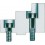 Vis de fixation pour mors rapportés, vis filetée 1, Taille : 100 mm, Filetage vis 1 M6 x 20