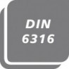 Bride de serrage DIN6316 9x80mm AMF 1 PCS