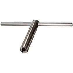 Accessoire pour mandrin de tour à 3 mors DURO, clé standard, Taille : 160 mm, Quatre pans 10 mm
