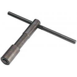 Accessoire pour mandrin de tour à 3 mors DURO, clé de sécurité avec goupille d'éjection, Taille : 200 mm, Quatre pans 12 mm