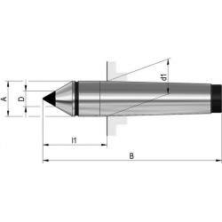 Coins durs, type 667, pointe pleine, MK : 4, A 31,6 mm, B 160 mm, D : 14 mm, d1 : 31,267 mm, l1 : 57,5 mm