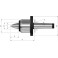 Pointe tournante à pointe allongée et écrou d'extraction, Taille : 04, MK 5, A 150 mm, B : 95 mm, D : 42 mm, G : 44,399 mm, J : 20 mm, K : 59 mm