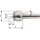 Pointe tournante, Taille : 104, MK 3, a 70,5 mm, b : 50 mm, d : 22 mm, g : 23,825 mm, k : 27,5 mm, Ecart de concentricité maximum : 0,005 mm