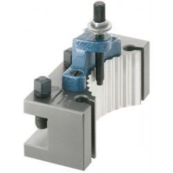 Tête de porte outils type D, Désignation : BD 32120, pour porte-outils à serrage rapide Type B, Hauteur de serrage de l'acier max. 32 mm