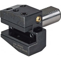 Porte-outils VDI radial B1 à droite, VDI : 40, h1 25/20 mm, b1 85 mm, b2 : 42,5 mm, b3 : 12,5 mm, h5 : 32,5 mm, h6 : 48 mm, l1 : 22 mm, l2 : 44 mm
