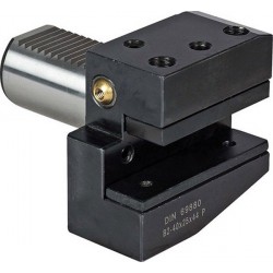 Porte-outils VDI radial B2 à gauche, VDI : 50, h1 32/25 mm, b1 100 mm, b2 : 50,0 mm, b3 : 16,0 mm, h5 : 35,0 mm, h6 : 60 mm, l1 : 30 mm, l2 : 55 mm