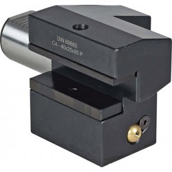 Porte-outils VDI axial C4 à gauche, inversé, DIN 69880, VDI : 40, h1 25/20 mm, b1 90 mm, b2 : 47,5 mm, b3 : 25,5 mm, h6 : 42,5 mm, h7 : 48 mm, l1 : 85 mm