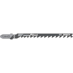 Lame scie sabre 100 unités 244 D Bosch