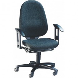 Chaise de bureau Top Pro 2 gris anthrazite