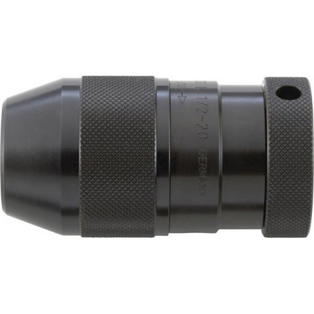Mandrin standard à serrage rapide, modèle léger, Capacité de serrage : 0,5-10,0 mm, Fixation B16*, Ø extérieur 38,0 mm, Modèle : * raccourci de 2,5 mm