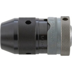 Mandrin standard à serrage rapide, résistant au perçage à percussion, Capacité de serrage : 0,5-10,0 mm, Fixation 1/2''x 20, Ø extérieur 40 mm