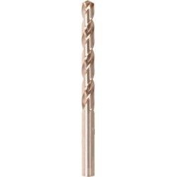 Foret hélicoïdal avec queue cylindrique courte, en acier à coupe rapide à 5 % de cobalt, type Ti, DIN 338, surface sans revêtement, Ø h8 : 2,90 mm