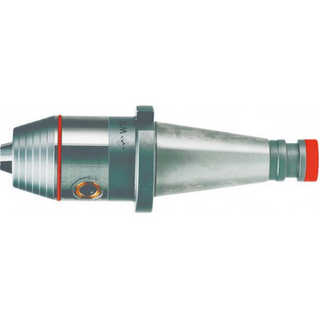 Mandrin de perceuse court pour rotation à droite / à gauche, modèle de précision, DIN 2080, Capacité de serrage d1 : 0,5-13,0 mm, ISO 50, Ø extérieur 50 mm