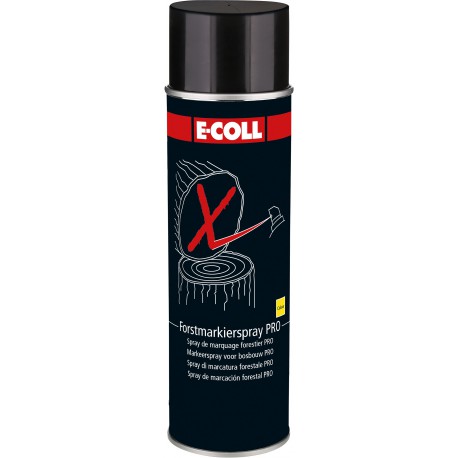 Spray de marquage forestier KWF KWF jaune 500ml E-COLL (Par 12)