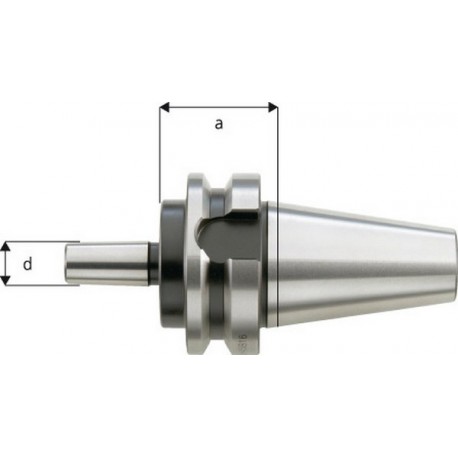 Arbre de montage, mandrins de perceuse, DIN JISB (MAT-BT), forme A, d : B16, MAS-BT 40, a 40 mm