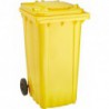 Bac Poubelle WAVE 240-l Plastique jaune