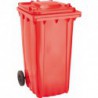 Bac Poubelle WAVE 240-l Plastique rouge
