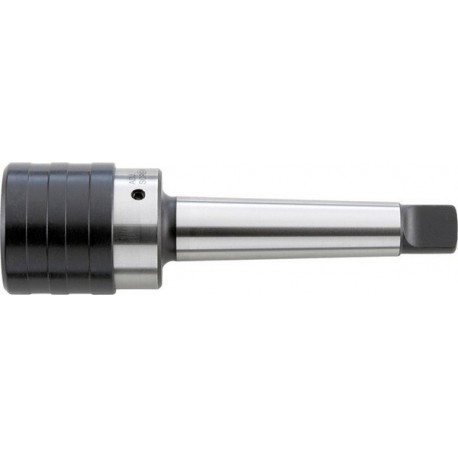Mandrin de taraudage à changement rapide et compensation de Long. élastique, tige MK, DIN 228-B, pour taraud M3-M12, Queue CM 3