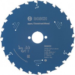 Lame de scie circulaire.Expert CW 190x2,0x30mm Z24 W+DBosch