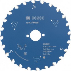 Lame de scie circulaire.Expert W 190x2,6x30mm Z24 W Bosch