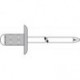 Rivet Alu Acier Tête grosse. 4 x 13 mm Gesipa(Par 500)