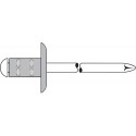 Rivet Alu Acier Tête grosse. 4 x 13 mm Gesipa(Par 500)