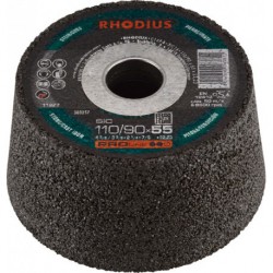 Meule abrasive SIC 110/90 x 55 mm Rhodius(Par 6)