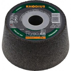 Meule abrasive SIC 110/90 x 55 mm Rhodius(Par 6)
