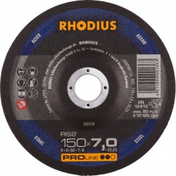 Disque de coupe RS2 150 x 7,0mm Acier Rhodius(Par 10)