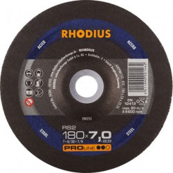 Disque de coupe RS2 180 x 7,0mm Acier Rhodius(Par 10)