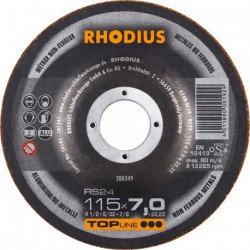 Disque de coupe RS24 115 x 7,0mm AluNE Rhodius(Par 25)