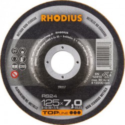 Disque de coupe RS24 125 x 7,0mm AluNE Rhodius(Par 25)