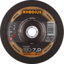 Disque de coupe RS28 180 x 7,0mm Inox Rhodius(Par 10)