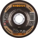 Disque de coupe RS38 115 x 7,0mm Inox Rhodius(Par 25)