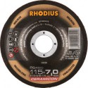 Disque de coupe RS480 115 x 7,0 mm Inox Rhodius(Par 25)