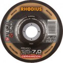 Disque de coupe RS480 125 x 7,0mm Inox Rhodius(Par 25)