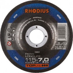 Disque de coupe RS50 115 x 7,0mm Acier Rhodius(Par 25)