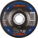 Disque de coupe RS50 115 x 7,0mm Acier Rhodius(Par 25)