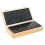 Jeu de cales parallèles, coffret en bois, Long. : 150 mm