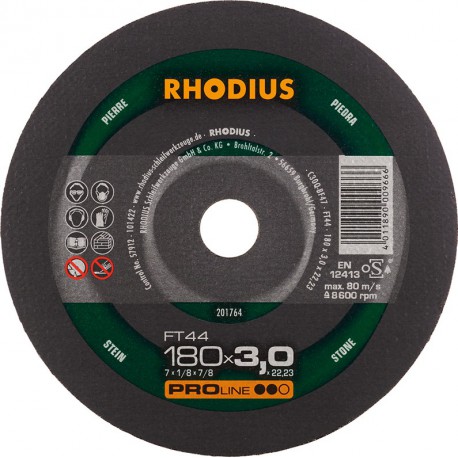 Disque de coupe FT44 180 x 3,0mm  Rhodius(Par 25)